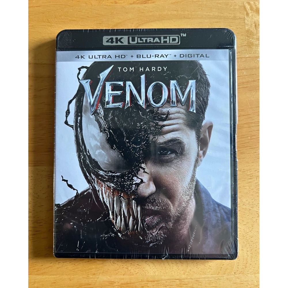 Sony Venom (4K UHD Blu-ray, 2018) HDR Superhero Tom Hardy Fleischer PG-13